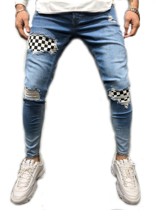 Men's Slim Fit Jeans Skinny Stretch Denim Pants for Men