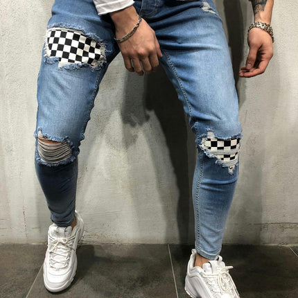 Men's Slim Fit Jeans Skinny Stretch Denim Pants for Men