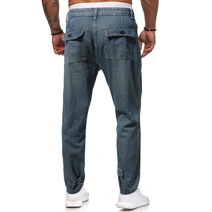 Mens Slim Fit Jeans Skinny Stretch Denim Pants for Men Straight Fit