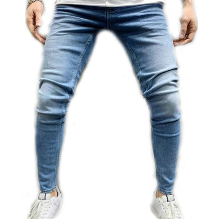 Men's Slim Fit Jeans Skinny Stretch Denim Pants for Men Tapered Leg 1