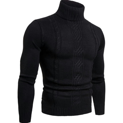 Men's Pullover Men's Knitwear Turtleneck Sweater Long Sleeve Warmth Sweater