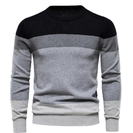 Men Winter Sweater Warm Outdoor Jumpers Crew Neck Pullover Sweaters Casual Autumn Jumper