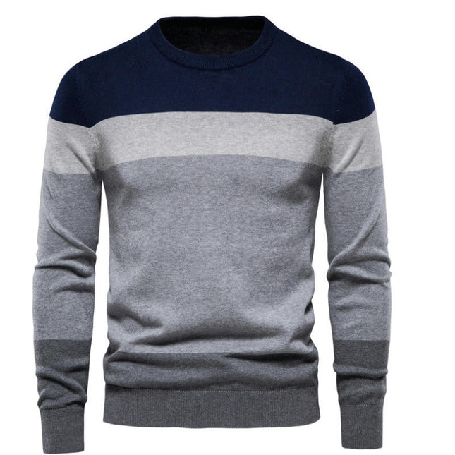 Men Winter Sweater Warm Outdoor Jumpers Crew Neck Pullover Sweaters Casual Autumn Jumper