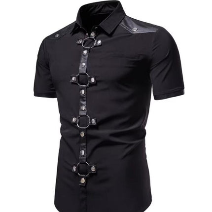 Men's Short Sleeve Shirts Casual Button Down Shirts