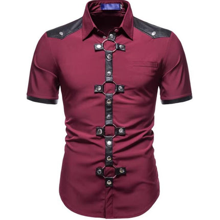 Men's Short Sleeve Shirts Casual Button Down Shirts