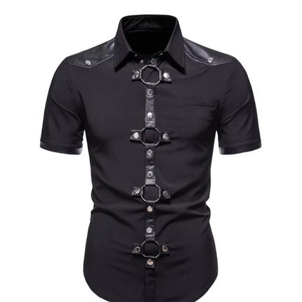 Men's Short Sleeve Shirts Casual Button Down Shirts