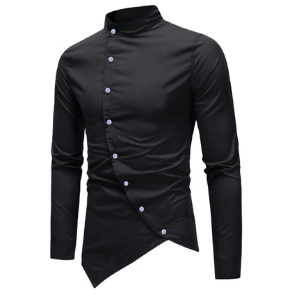 Men's Design Slim Fit Long Sleeve Button Up Dress Shirts