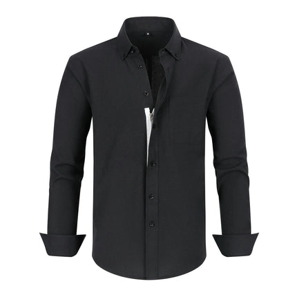 Men's Long Sleeve Button Down Shirt Casual Wrinkle Free Shirt