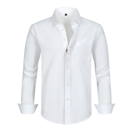 Men's Long Sleeve Button Down Shirt Casual Wrinkle Free Shirt