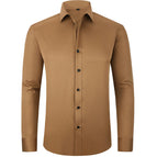 C3117 khaki long sleeved