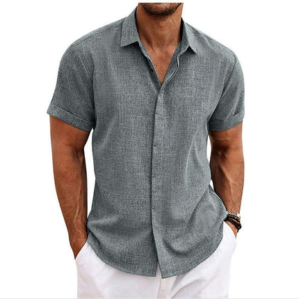 Men's Shirt Short Sleeve Casual Lightweight Button Down Shirts