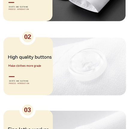 Men Embroidery Slim Fit Long Sleeve Casual Dress Shirts