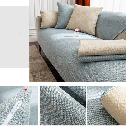 Sofa Seat Cover Linen Sofa Slipcovers Sofa Chair Cover for Living Room Furniture Sofa Couch Protector