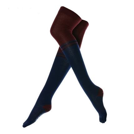 Extra Long Toe Socks Tall Five Finger Split Toe Cotton Socks Women's Knee High Dress Socks