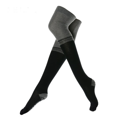 Extra Long Toe Socks Tall Five Finger Split Toe Cotton Socks Women's Knee High Dress Socks