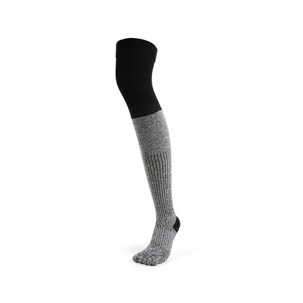 Toe Socks Knee High Five Toe Socks High Non-Slip Silicone Bottom Warm Calf Socks Women Girls