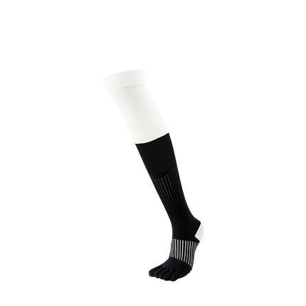 Toe Socks Knee High Five Toe Socks High Non-Slip Silicone Bottom Warm Calf Socks Women Girls