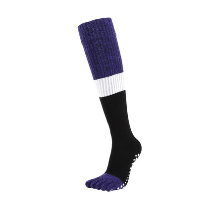 Knee High Thigh Five Finger Socks Toe Split Cotton Thigh High Socks Fitness Running Sports Socks