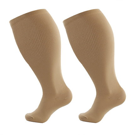 Plus Size Compression Socks Wide Calf for Women & Men -Extra Wide Calf Knee High Support Socks