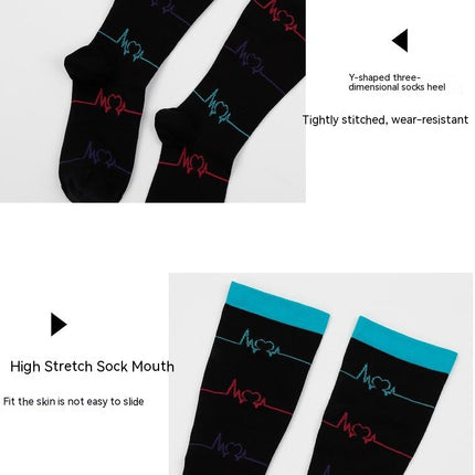 Plus Size Compression Socks Wide Calf for Women & Men -Extra Wide Calf Knee High Support Socks