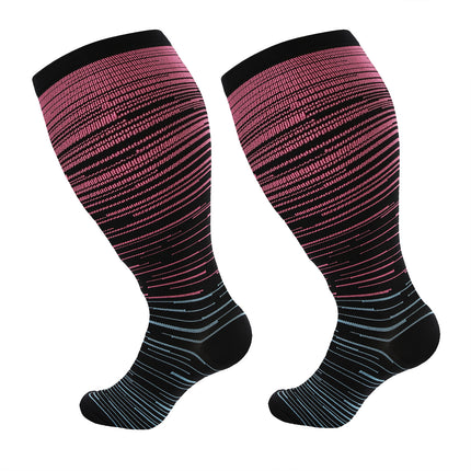 Plus Size Compression Socks Wide Calf for Women & Men -Extra Wide Calf Knee High Support Socks