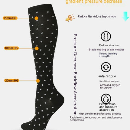 Compression Socks for Women & Men Circulation Best Support for Nurse,Medical,Running,Athletic-A