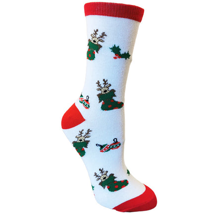 Christmas Holiday Xmas Socks Holiday Crew Christmas Socks Novelty Funny Colorful Socks for Women Men