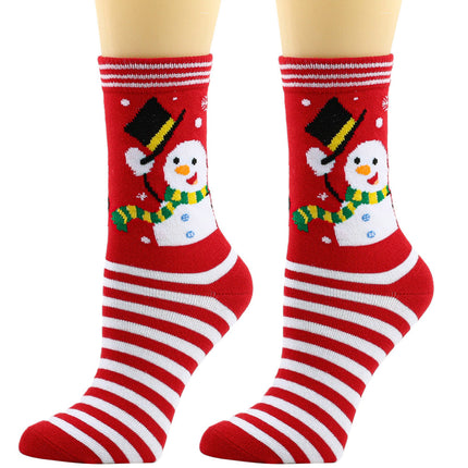 Christmas Holiday Xmas Socks Holiday Crew Christmas Socks Novelty Funny Colorful Socks for Women Men