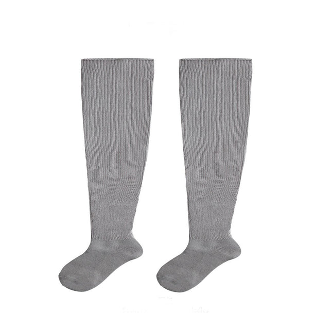 Men's and Women's Wide Calf Plus Size Compression Socks - Knee High Extra Long Support Socks