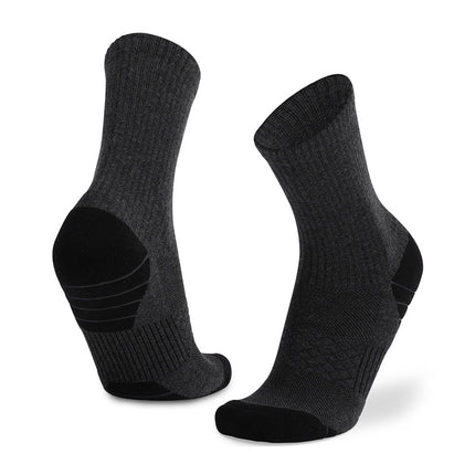 Athletic Socks Sport Running Calf Socks Performance Cushioned Breathable Crew Socks for Men Women-A