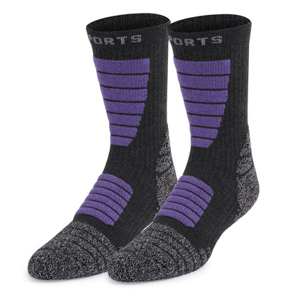 Wool Socks for Men and Women Warm Thermal Wool Socks For Hiking, Crew Style, Moisture Wicking