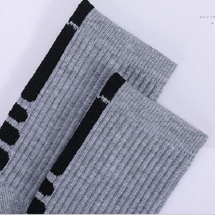 Men's Athletic Crew Socks Thick Protective Sport Cushion Elite Basketball Soccer Compression