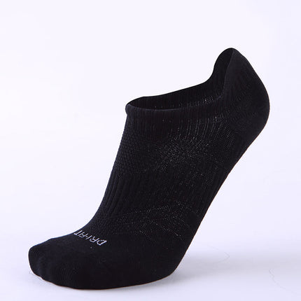 Casual Ankle Socks Men's and Women's Thin Sports Running Low Heel No Show Socks-A