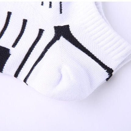 Casual Ankle Socks Men's and Women's Thin Sports Running Low Heel No Show Socks-A