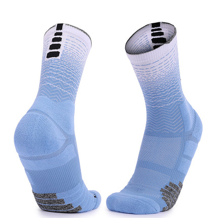 Crew Socks Thickened Sports Hiking Running Shock Absorbing Compression Socks