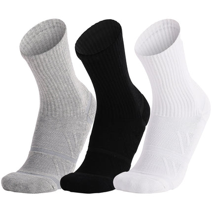 Men's And Women's Thickened Casual Mid-calf Socks Training Sports Socks Compression Crew Work Socks