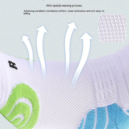 Men's & Women's Athletic Cushioned Compression Crew Basketbal Socks for Work Sports