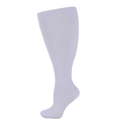 Plus Size Compression Socks Wide Calf for Women & Men -Extra Wide Calf Knee High Support Socks-A