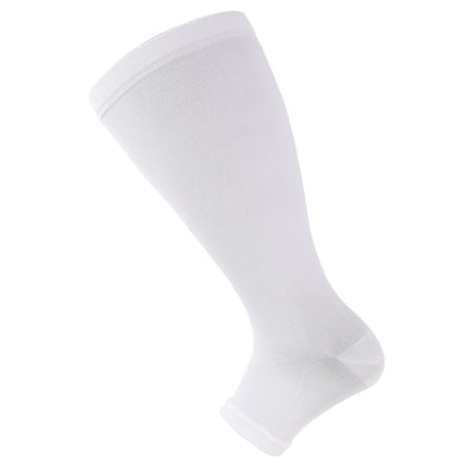 Plus Size Compression Socks Wide Calf for Women & Men -Extra Wide Calf Knee High Support Socks-A