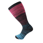 240n Fat Rose Red+Royal Blue Cool Pressure Socks