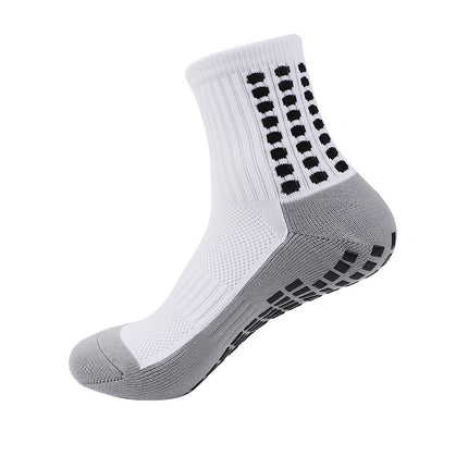 Non-slip Dotted Sports Socks - Men's Women's Grip Soccer Blue Ball Yoga Gym Non-Slip Training Socks