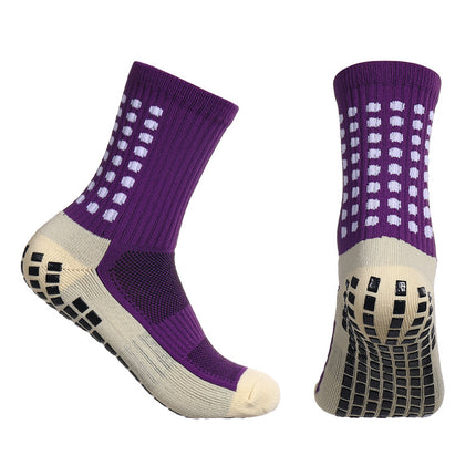 Non-slip Dotted Sports Socks - Men's Women's Grip Soccer Blue Ball Yoga Gym Non-Slip Training Socks