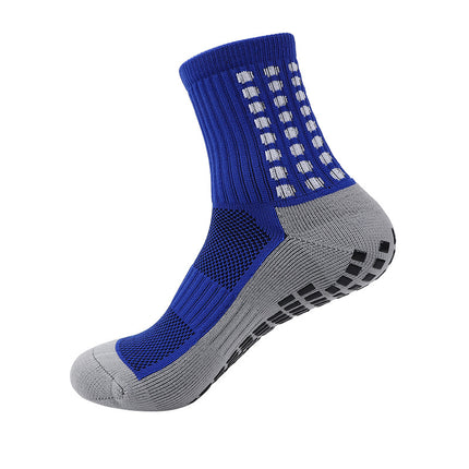 Non-slip Dotted Sports Socks - Men's Women's Grip Soccer Blue Ball Yoga Gym Non-Slip Training Socks