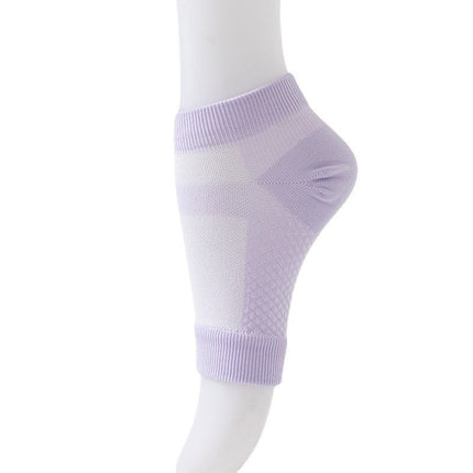 Half Mesh Open Toe Sports Ankle Socks Sleeves - Best Ankle Compression Sleeves, Daily Protectors