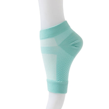 Half Mesh Open Toe Sports Ankle Socks Sleeves - Best Ankle Compression Sleeves, Daily Protectors