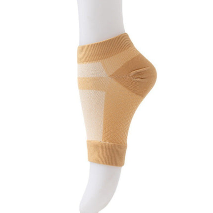 Half Mesh Open Toe Sports Ankle Socks Sleeves - Best Ankle Compression Sleeves, Daily Protectors