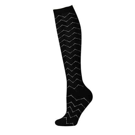 Compression Socks for Men & Women Non-Slip Long Tube Ideal for Running,Nursing,Circulation  1