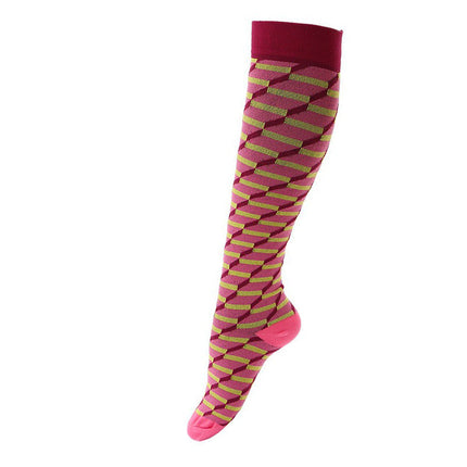 Compression Socks for Men & Women Non-Slip Long Tube Ideal for Running,Nursing,Circulation