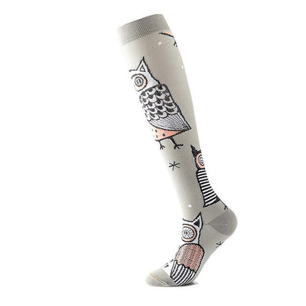 Compression Socks for Men & Women Non-Slip Long Tube Ideal for Running,Nursing,Circulation  2