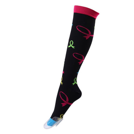 Compression Socks for Men & Women Non-Slip Long Tube Ideal for Running,Nursing,Circulation  1